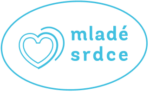 Mlade srdce logo black